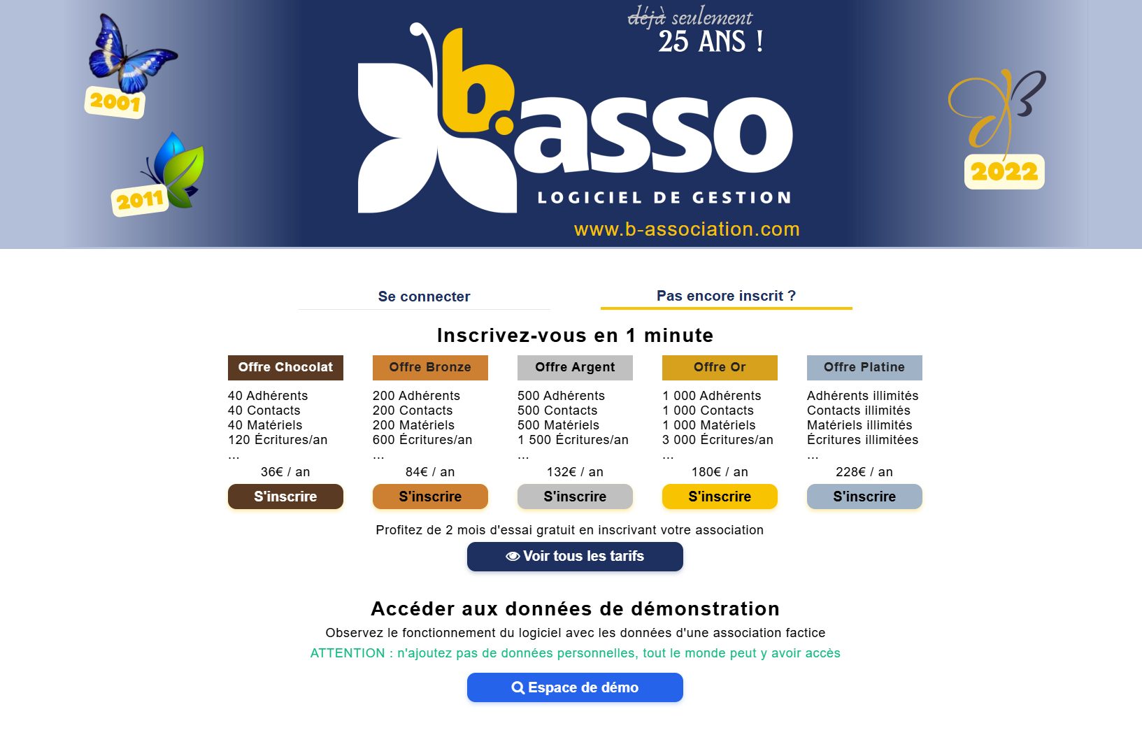 Choix d’une offre lors de l’inscription à B-Asso